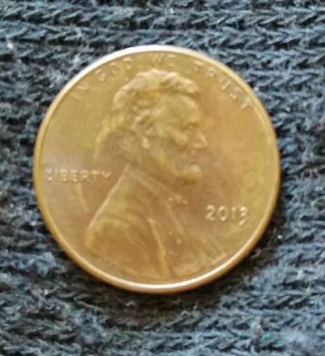 США 1 цент, 2013 Цент Линкольна Без отметки мд, KM# 468