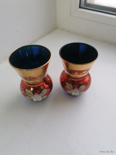 Вазочки Богемия 2шт, малышки