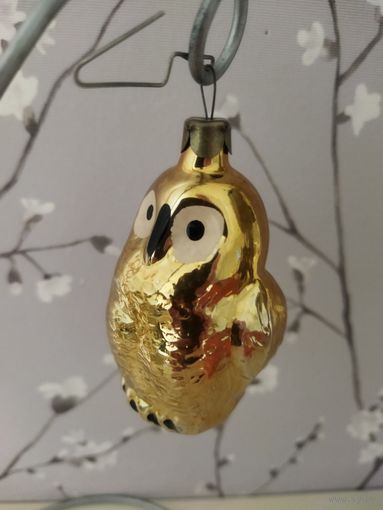 Елочная игрушка сова