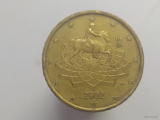 50 евроцентов Италия 2002 год лот 40