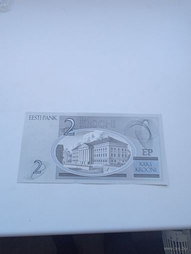 Эстония 2 кроны 2007 год