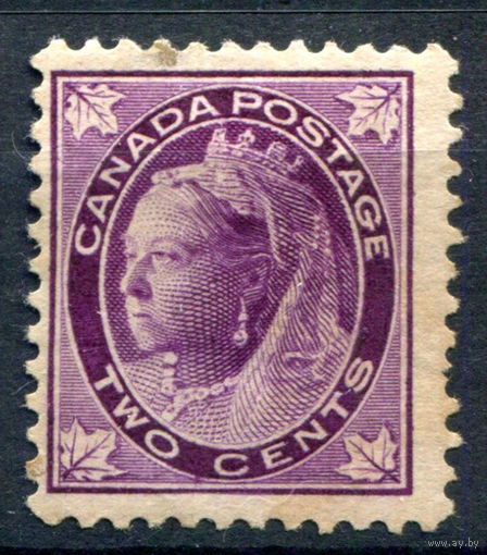 Британские колонии - Канада - 1897/98г. - королева Виктория, 2 с - 1 марка - MH [Mi 56]. #3-WB-76-A-1