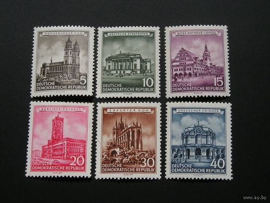 ГДР 1955 Памятники архитектуры