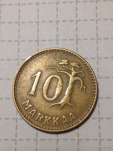 10 марок Финляндия 1952 год