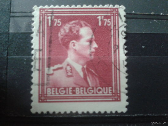 Бельгия 1944 Король Леопольд 3  1,75 франка