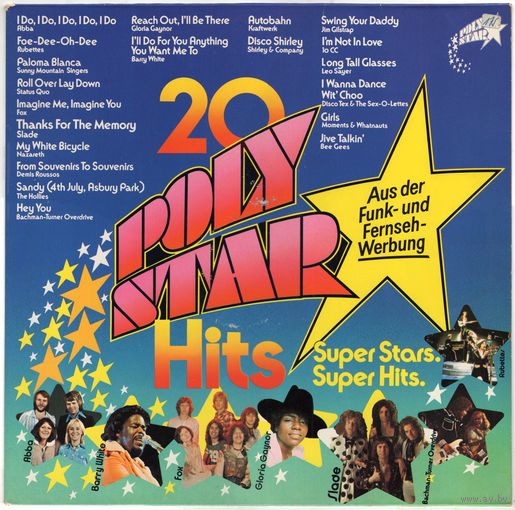 LP '20 Polystar Hits' (ABBA, Slade, Bee Gees, Nazareth, Status Quo, Kraftwerk, 10CC і інш.)