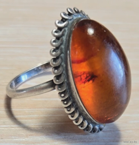 Антикварное советское русское кольцо из чистого серебра 875 женское