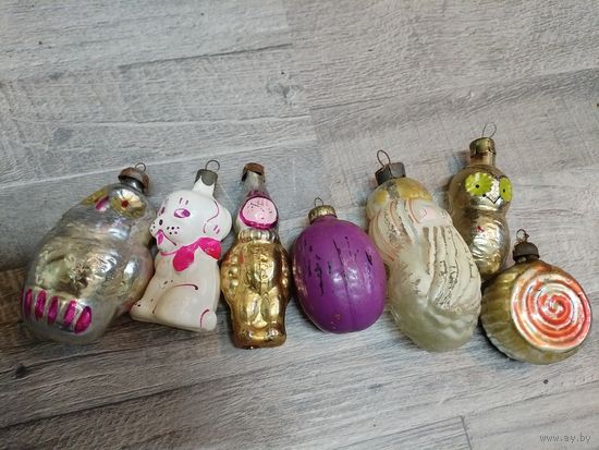 Ёлочные игрушки СССР. С рубля.
