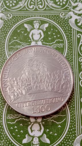 Ватикан 100 лир 1962