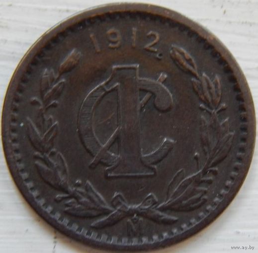 4. Мексика 1 сентаво 1912 год