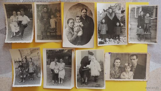 Фото "Родители и дети", Беларусь, 1940-1950-е гг. Цена за единицу