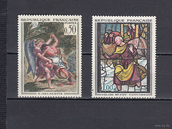 Живопись. Франция 1962. 2 марки. Michel N 1426-1427 (8,5 е).