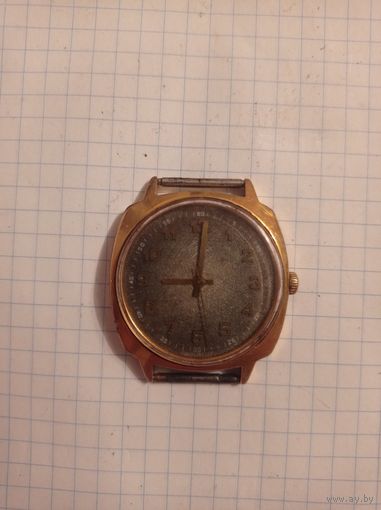 Часы Луч позолоченные ау10+ с рубля без мпц!
