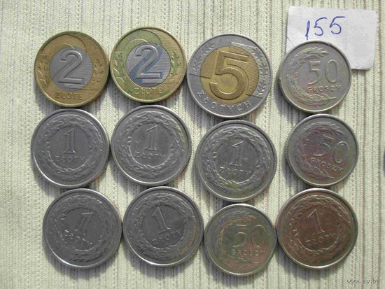 12 монет Польши одним лотом