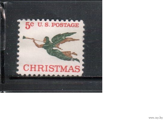 США-1965, (Мих.892),  *   , Рождество (одиночка)