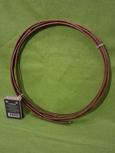 Провод обмоточный с двойной стекловолокнистой изоляцией ПСДКТ прямоугольный шинка 2,5х4,5 мм (СССР)