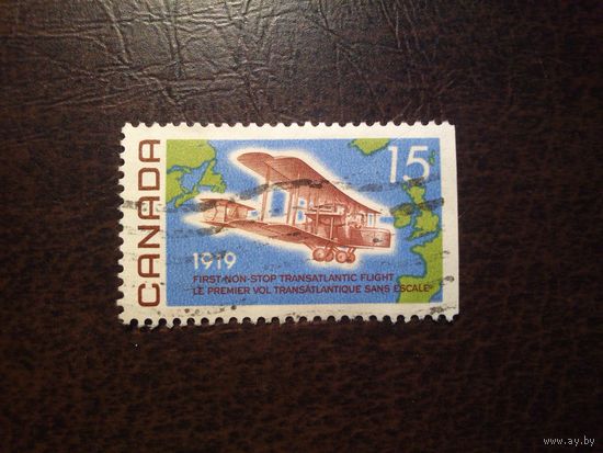 Канада 1969 г.50-я годовщина первого беспосадочного трансатлантического перелета./44а/