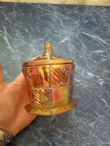 Винтажная маслёнка, сахарница