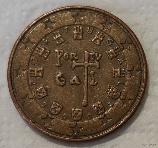 Португалия 5 евроцентов, 2002 (14-12-5)