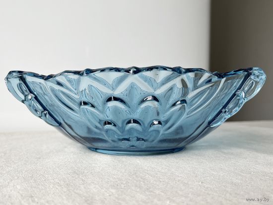 Ваза для фруктов блюдо Huta Niemen Старый Неман J Stolle 26cm