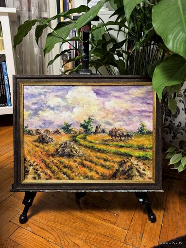 Картина моей супруги Кристины. Акрил. Запах ранней осени