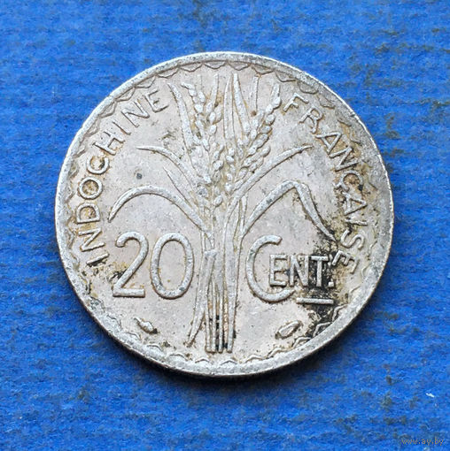 Индокитай Французский 20 сантимов 1939