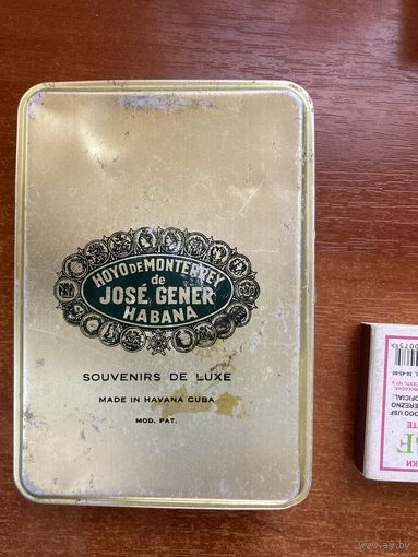 Жестянная коробка из под КУБИНСКИХ сигар