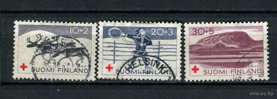 Финляндия - 1960 - Красный крест - [Mi. 528-530] - полная серия - 3 марки. Гашеные.  (Лот 183AL)