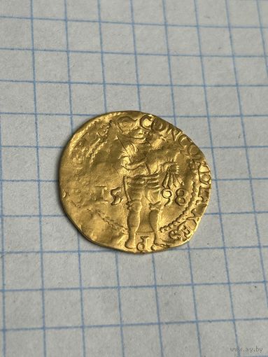 Дукат 1598 года. Гельдерланд.