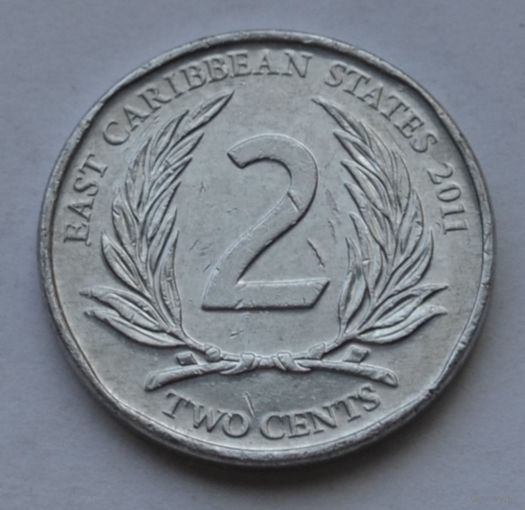 Восточные Карибы, 2 цента 2011 г.