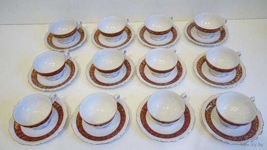 Сервиз Германия Бавария 12 персон клейма чай кофе