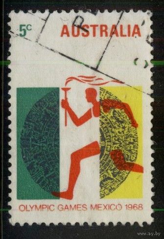 Австралия - 1968 [Mi. 406] Гашеная (AU10)