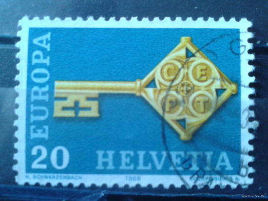 Швейцария 1968 Европа