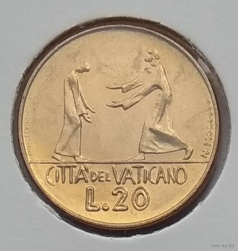 Ватикан 20 лир 1978 г. В холдере