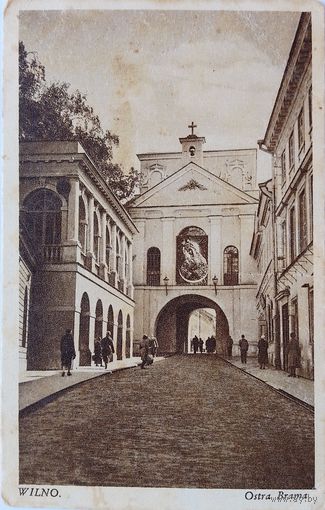 Открытка Вильно. Ostra Brama