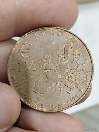 1 1/2 евро, 1997 год, ФРГ