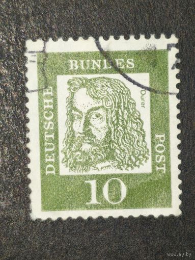 Германия 1961. Известные немцы. Альбрехт Дюрер (1471-1528) - немецкий живописец и график