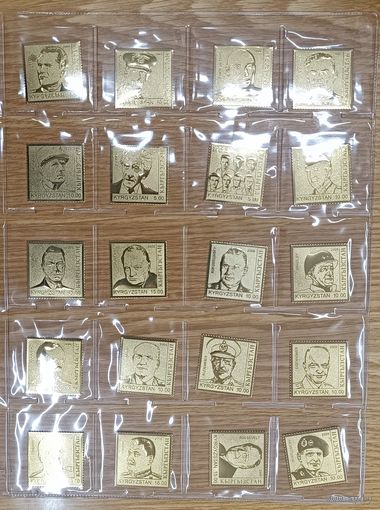 Киргизия Победа 60 лет персоны полководцы / полная серия /