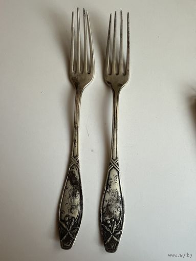 Столовые вилки серебро