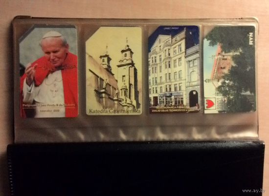 Карты телефонные, Польша. 40 штук. Сборный лот.