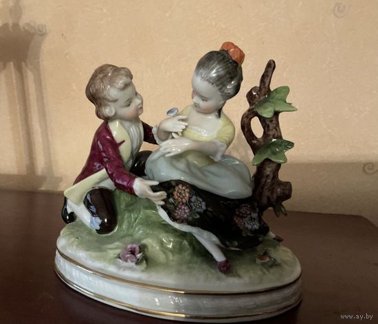 Статуэтка Пара Германия Унтервайсбах винтаж
