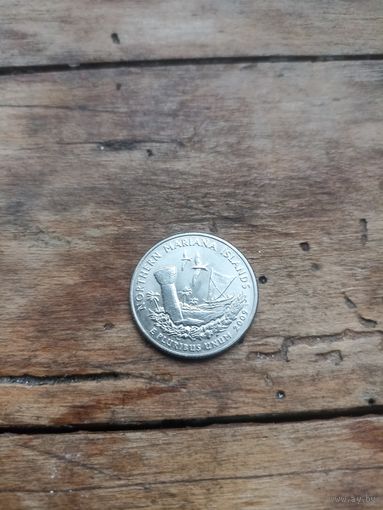 Северные Марианские Острова 25 центов 2009 год. ( США)