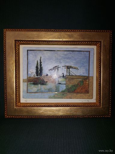 Baн Гог фарфор пласт-картина Goebel