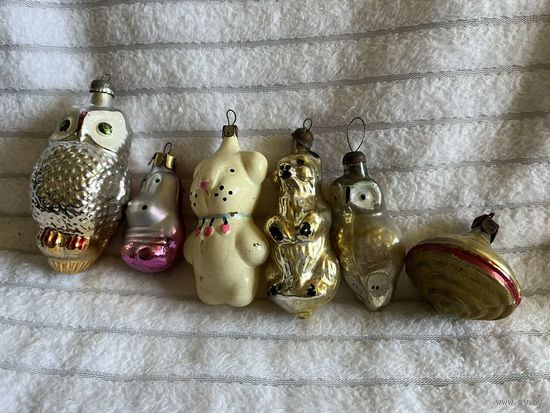 Ёлочные игрушки ссср.