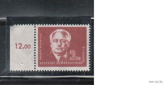 ГДР-1950,(Мих.254)   **    , Стандарт, Вильгельм Пик ( 20 % каталога)