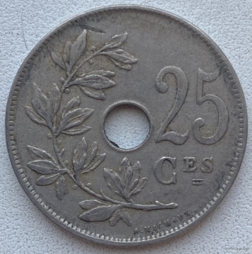 Бельгия 25 сантимов 1929 г. Belgique