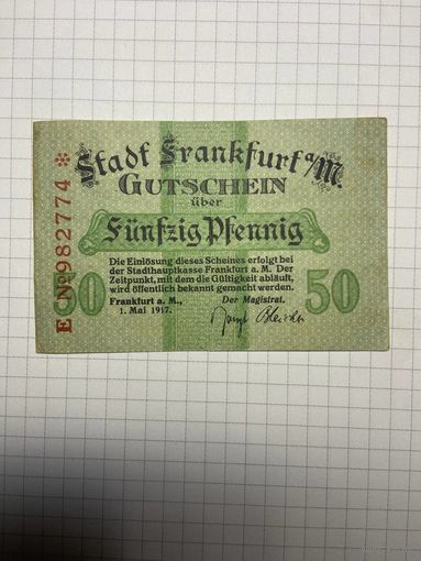 50 пфенигов (нотгельды) г. Германия.-2012