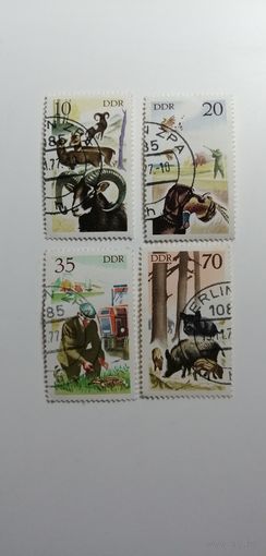 ГДР 1977.  Охота