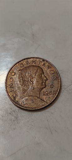 Мексика 5 сентаво 1969