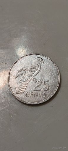 Сейшельские острова 25 центов 1997